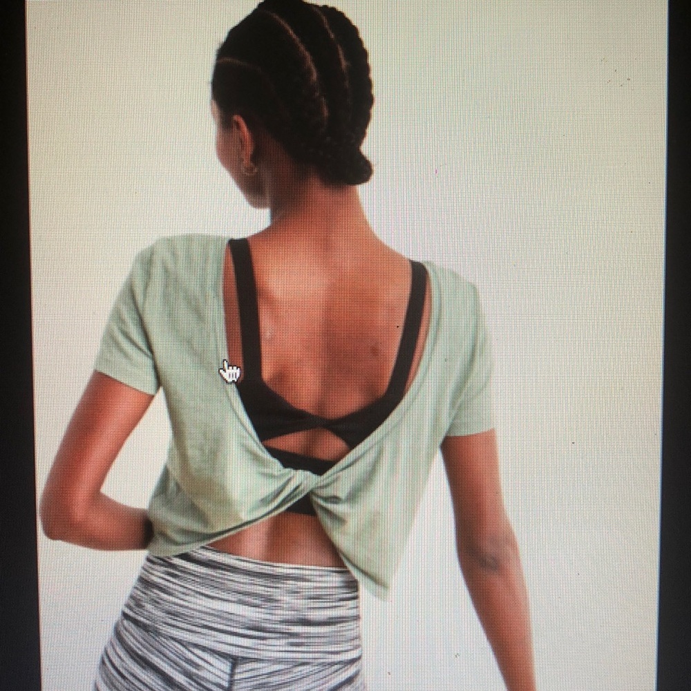 Aerie Twist back tshirt